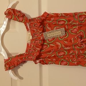 Btween 6X red one piece jumpsuit new with tags.